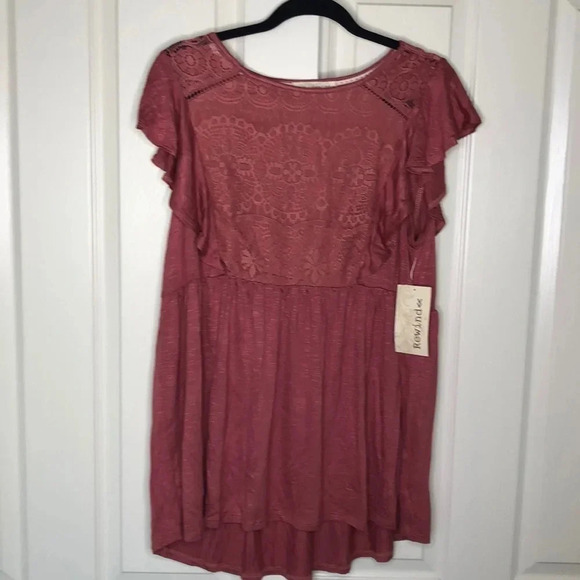 REWIND Lace Front Top - Picture 1 of 5